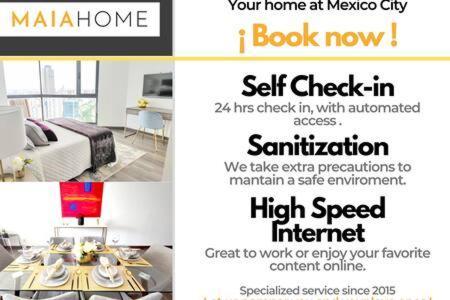 Orozco Maiahome-Polanco 1Br Close To Antara Mexico City Luaran gambar